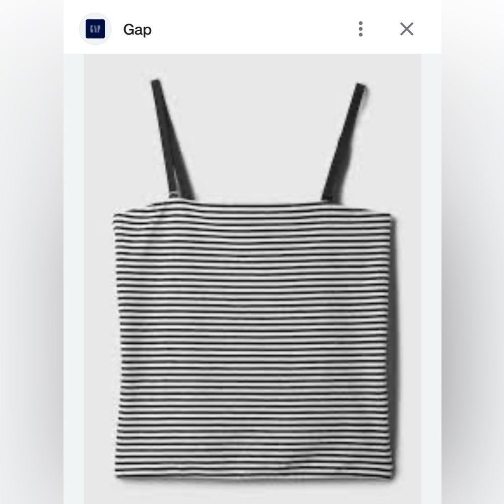 Gap Compact Jersey Striped Tube Top